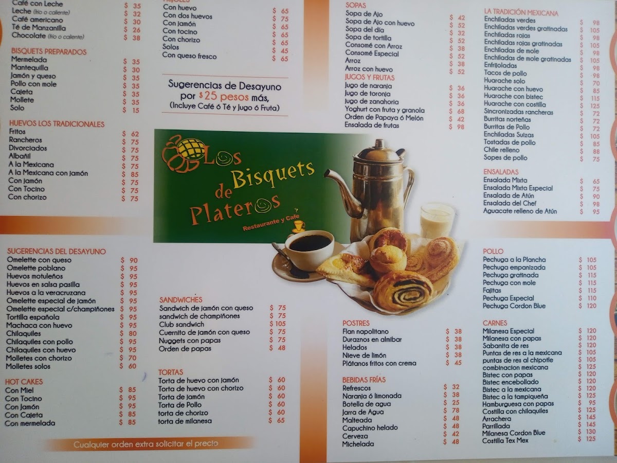 Los Bisquets de Plateros Menu - Image 3